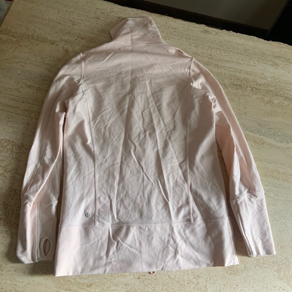 Lululemon Define Jacket  Pretty Pink / Tonka Stripe Pretty Pink, Size 10 - Picture 2 of 5
